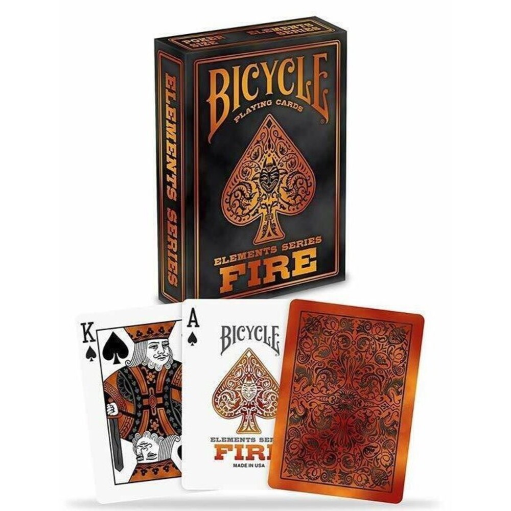 Bicycle Fire Element Playing Cards